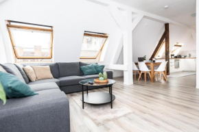 Ko-Living - Händel Suite - Altstadt mit Küche, Smart TV & Dachterrasse